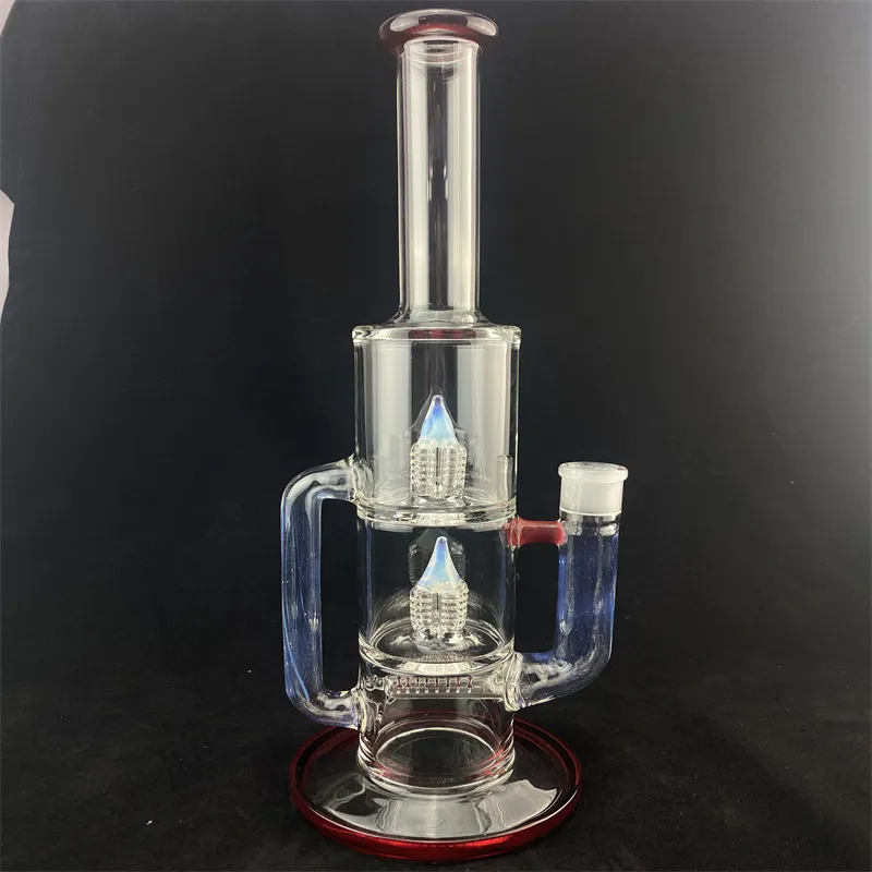 Стеклянная кальян Американский красный и секретный белый inv4 Recycle Bong New Design Высокое количество