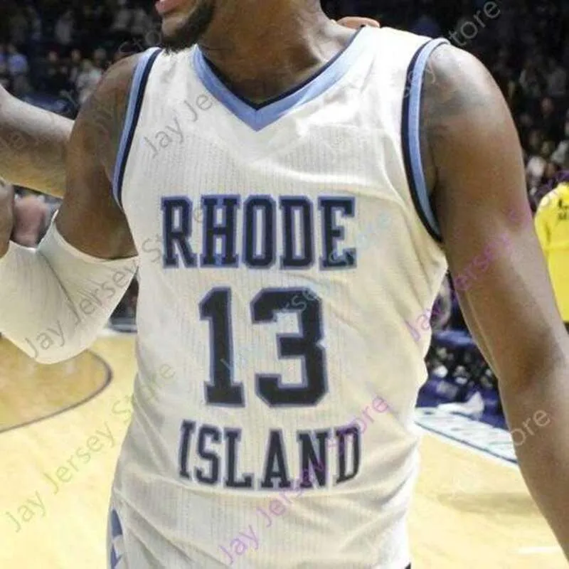 2020 Rhode Island Basketball Jersey NCAA College Fatts Russell Jeff Dowtin Tyrese Martin Langevine Calverley Mobley Lamar Odom Jared Terrell