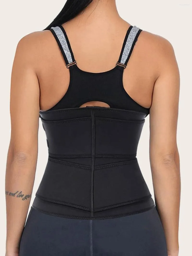 Magliette da donna Corsetto fitness yoga sportivo in gomma sintetica