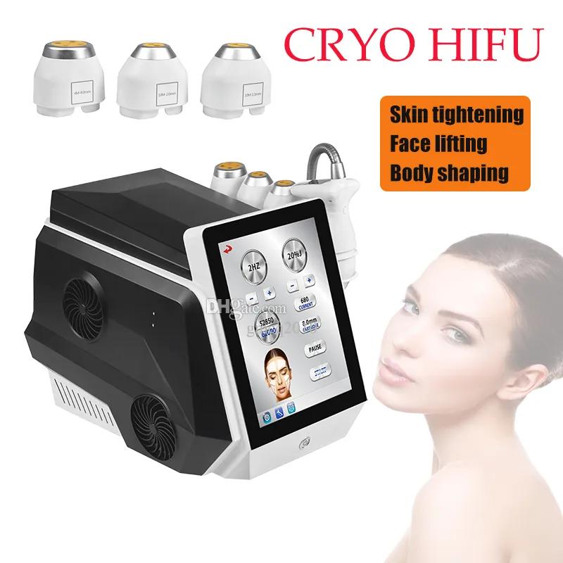 2023その他の美容装備Cryo Hifu Focused Hifu Facial Wrinkle Libtle Lift Body Slim Machine 2年保証