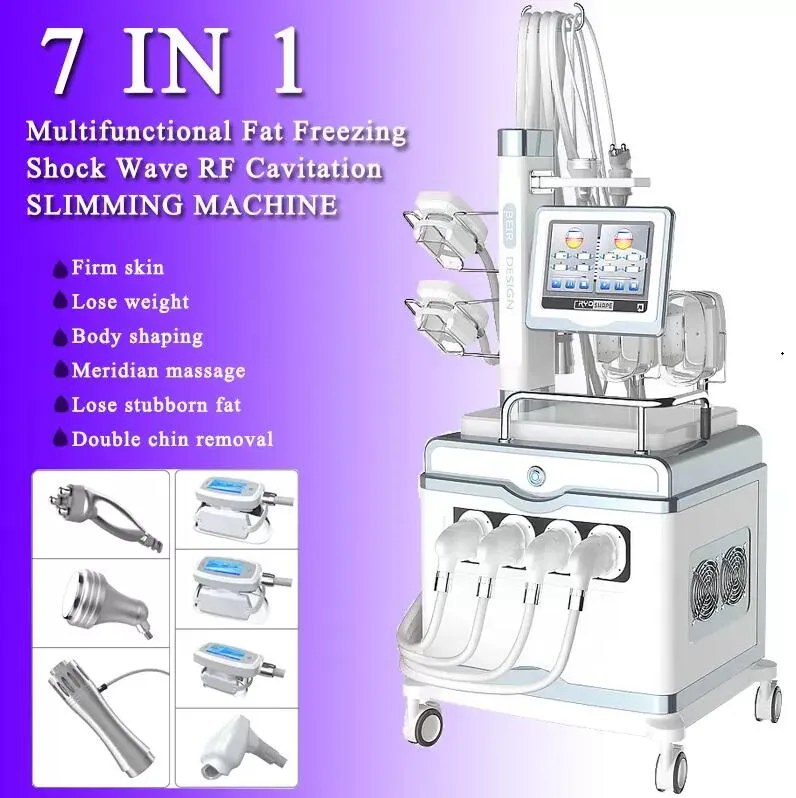 SPA use Cryolipolysis Cool Fat reduction Slimming Machine lipolaser Shock Wave Therapy Muscle Pain Relief fat removalweight loss beauty equipment