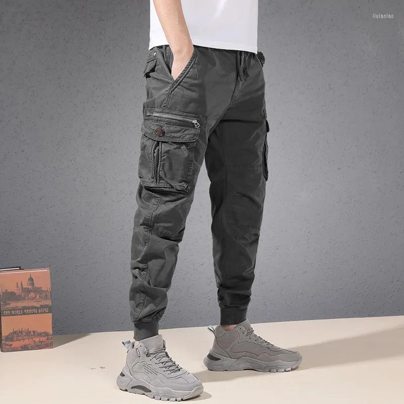 Men's Pants 2022 Summer Men Lightweight Tactical Pant Breathable Casual Army Military Long Trousers Male Waterproof Cargo W184