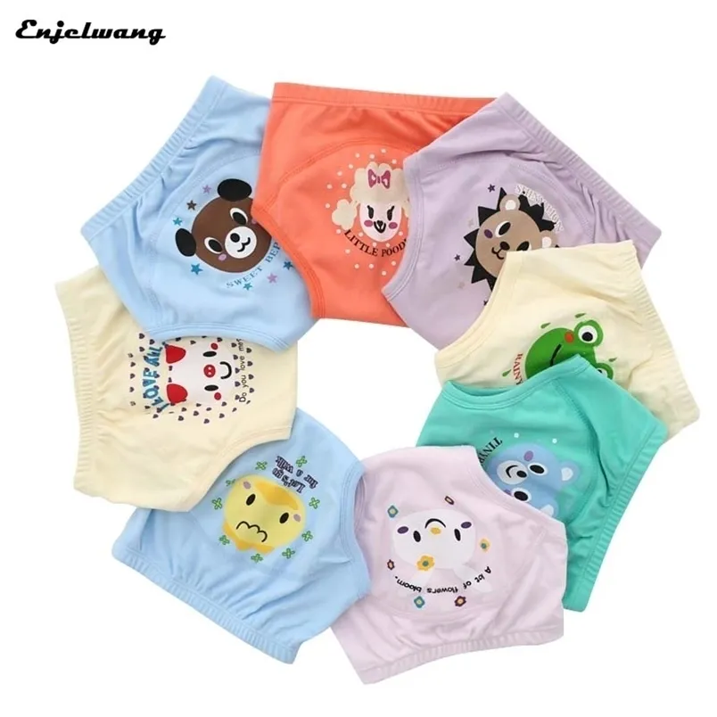 Clitm Diapers 8pcs/Lot Four Layers Toaler Toalet Potty Training for Baby Resplable Resprobler Detdler Devondies Boy Boy Boy Short Birps Coward 220927