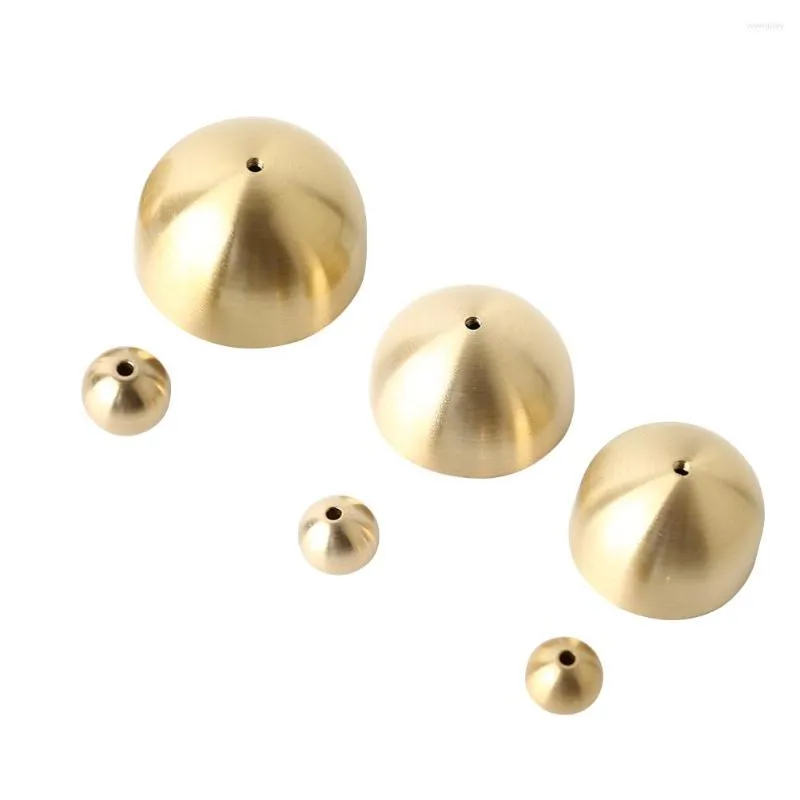 Figurines décoratives pièces de suspension de cloche en cuivre pur cloches de noël accessoires de carillons éoliens porte en métal antivol