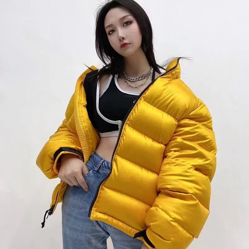 Mens Down Jackets Puffer jacket hooded zipper Parkas Womens Vest letter print Warm Winter Couples Yellow & black joint Designer Coats Outerwear for male Clothing