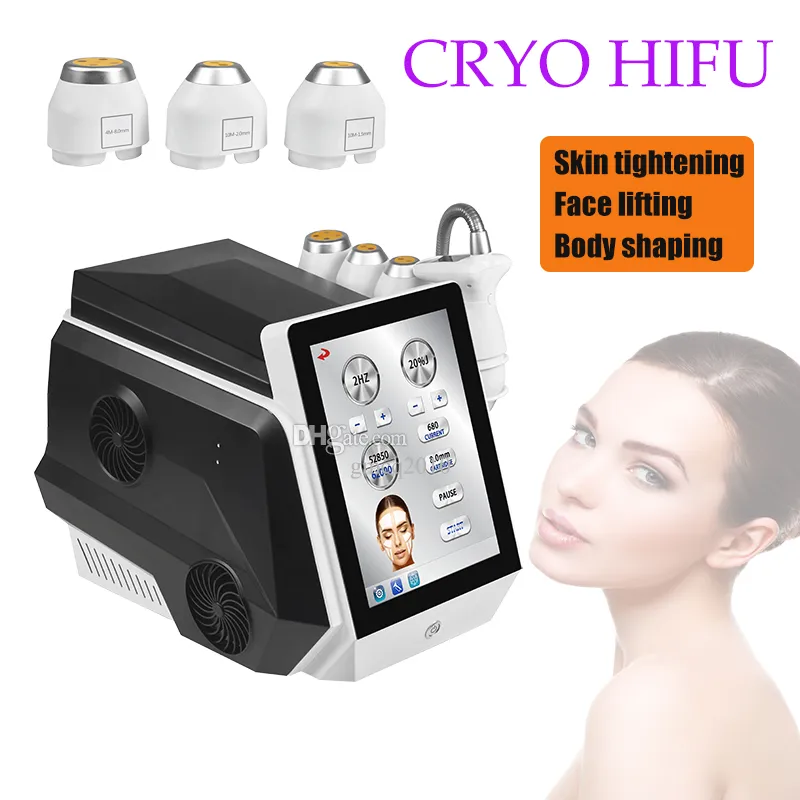 Inne wyposażenie kosmetyczne Cryo Hifu 7D ultradźwiękowe skórę podnoszenie maszyny Strata tłuszczu 2.0 mm zabieg oczu Usuwanie zmarszczki szyi Salon Spa