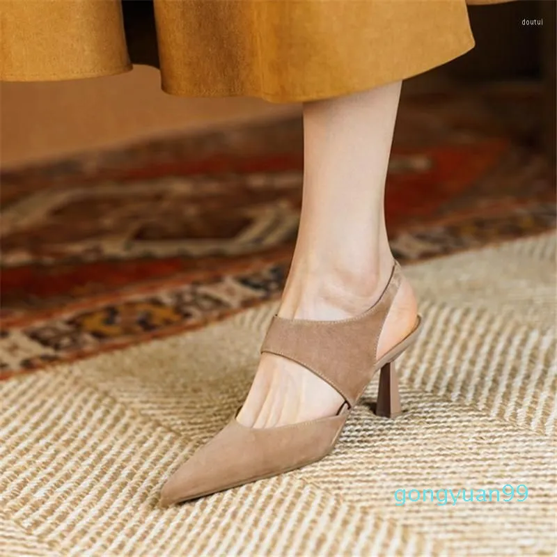 2022 New Fashion Dress Shoes Saping Design Ladies Summer High Heels pontiagudos Sandals Sandals Fashion Party Top Quality