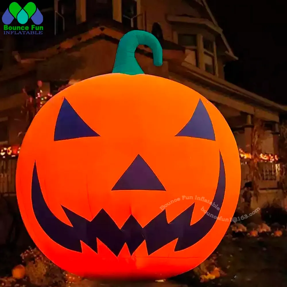Halloween Decorations Inflatable Pumpkin For Outdoor Event Promotion Large Shopping Mall Garden Display