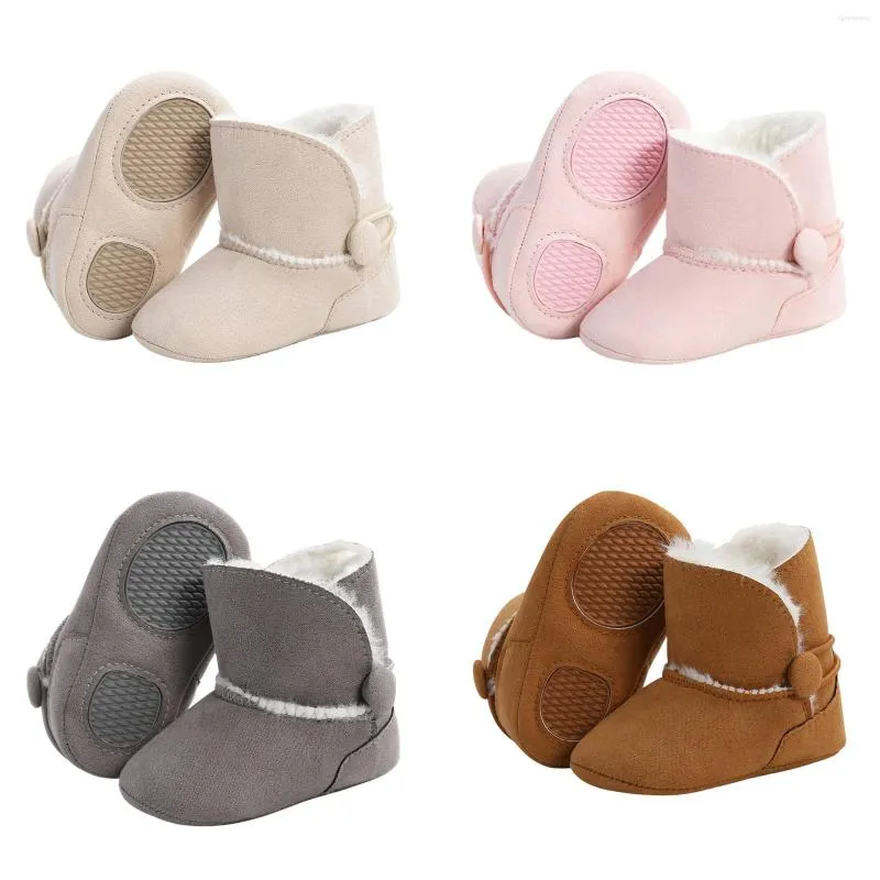 Athletic Shoes CitgeeAutumn Toddler Baby Girl Soft Crib Sole Born Kid Babe Winter Warm Boots