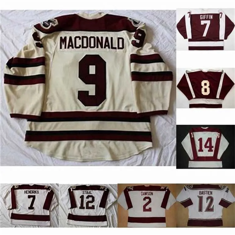 Gla Mit Peterborough Petes 2 Aaron Dawson 8 Tie Domi 19 Steve Yzerman 16 Jack Walchessen 12 Yves Bastien 14 John Druce 7 Rob Giffin Hockey Jerseys