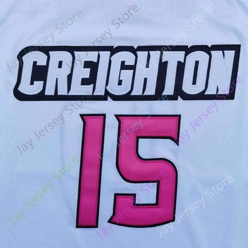 2020 New NCAA College Creighton Bluejays Jerseys 15 O