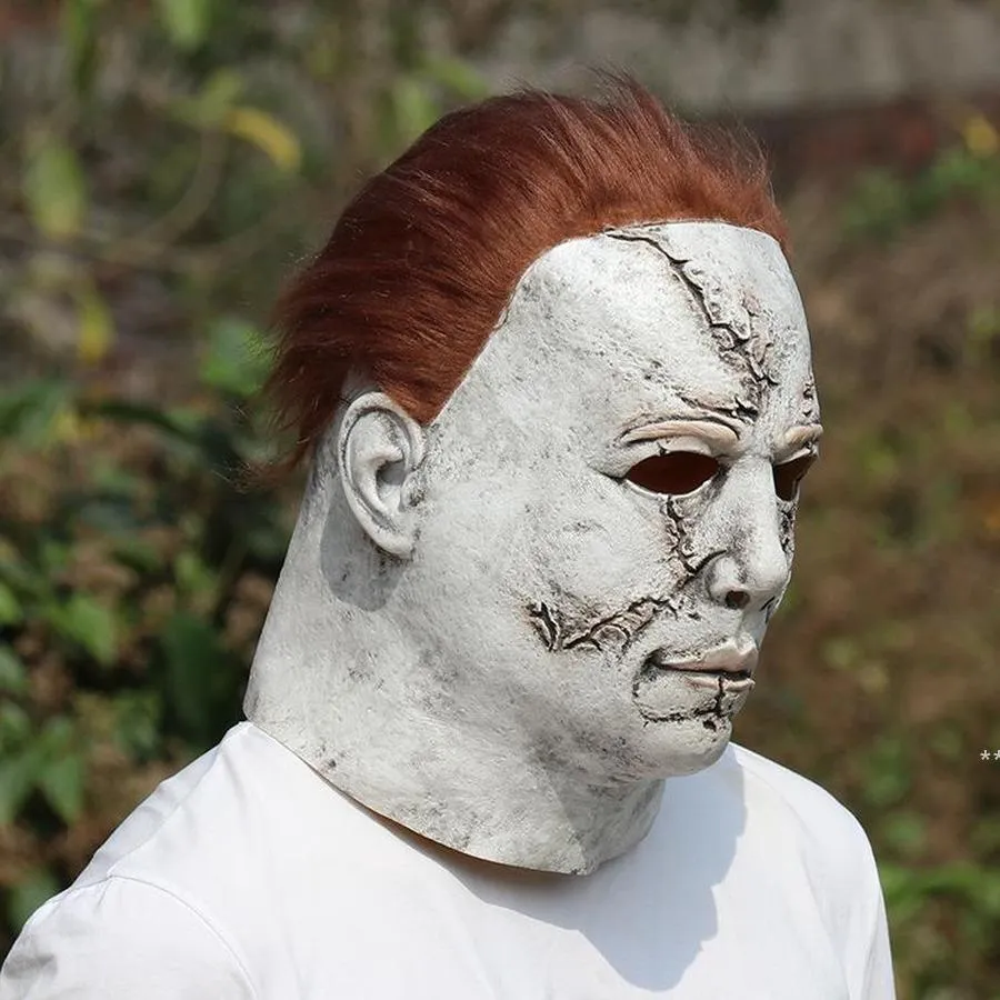 Halloween Michael Myers Mask Horror Carnival Masquerade Cosplay vuxen full ansiktshj￤lm parti skr￤mmande major masker JNB15824