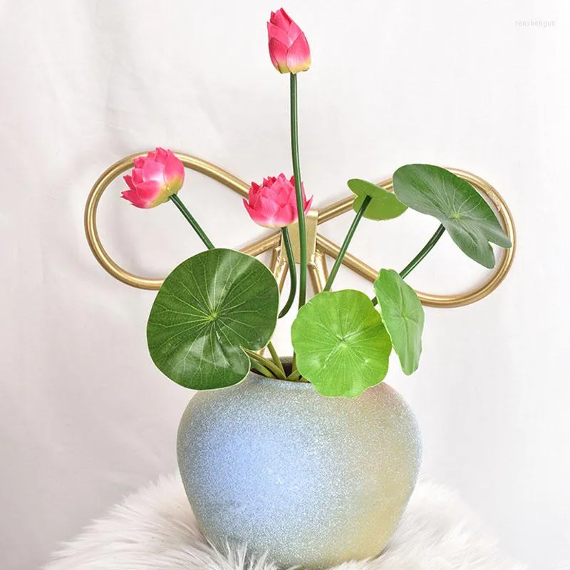 장식용 꽃 가짜 식물 크리스마스 테이블 장식 인공 미적 방 장식 중심 액세서리