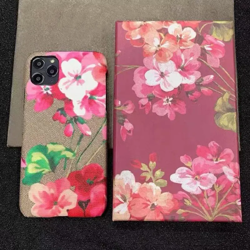 Fashion Cell Phone Cases For IPhone 14 Pro Max 13 14 PLUS 12 11 X XR XSMAX Designer Cover PU Leather Flower Shell D229274F