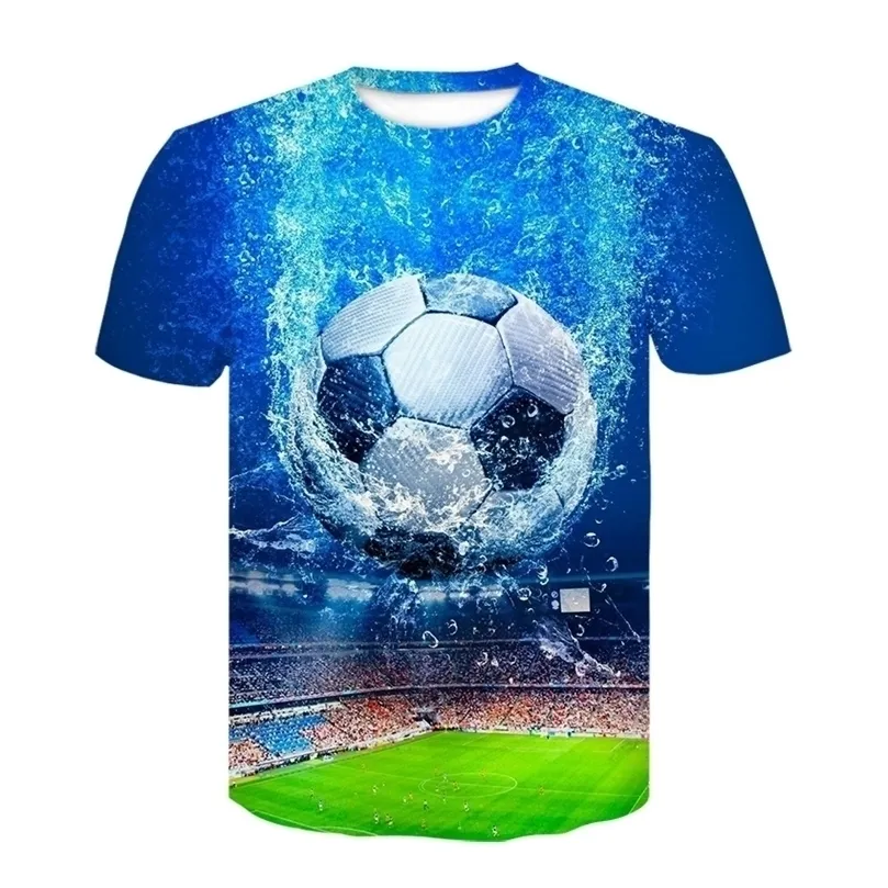 Magliette da esterno Magliette da uomo stampate in 3d di alta qualità Maglietta sportiva da calcio Barcellona Maglietta casual Anime manica corta moda uomo abbigliamento 220923