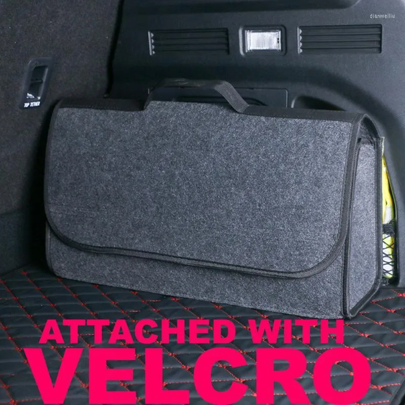 Auto Organizer Tioodre Strack Storage Box Bag Falten Sie Soft Filz Auto Stieftriebwerkzeuge