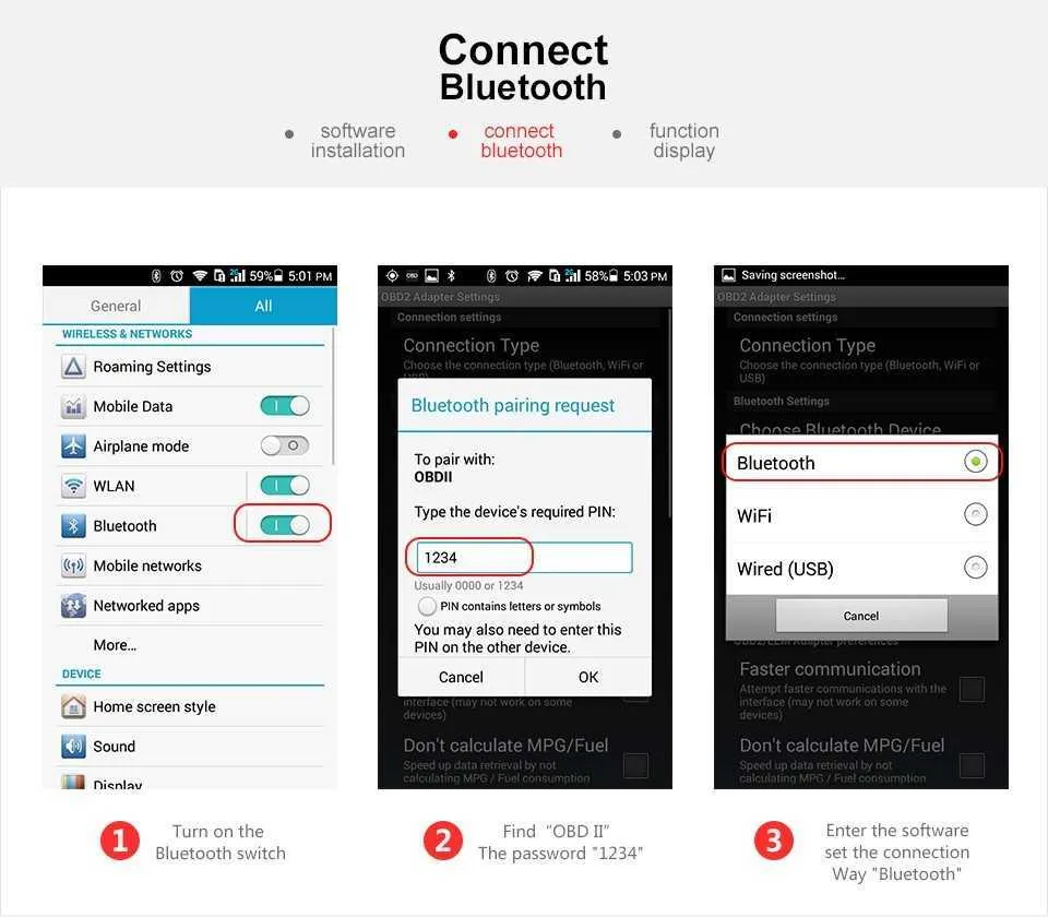 iCar3 Bluetooth software 4