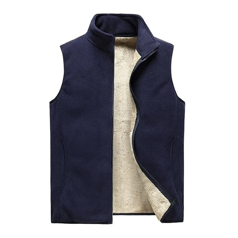 Gilet da uomo Gilet senza maniche da uomo Giacche Gilet invernale di moda Uomo Cappotti in pile imbottito in cotone da uomo Gilet nero caldo Abbigliamento 8XL 220926