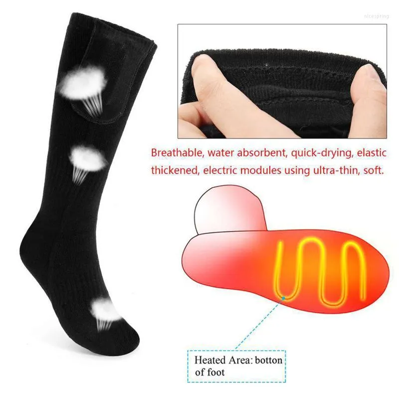 Sports Socks Three-speed Thermal Cotton Heated Unisex Winter Foot Warmer Electric Comfort Keep War Without Power Bank