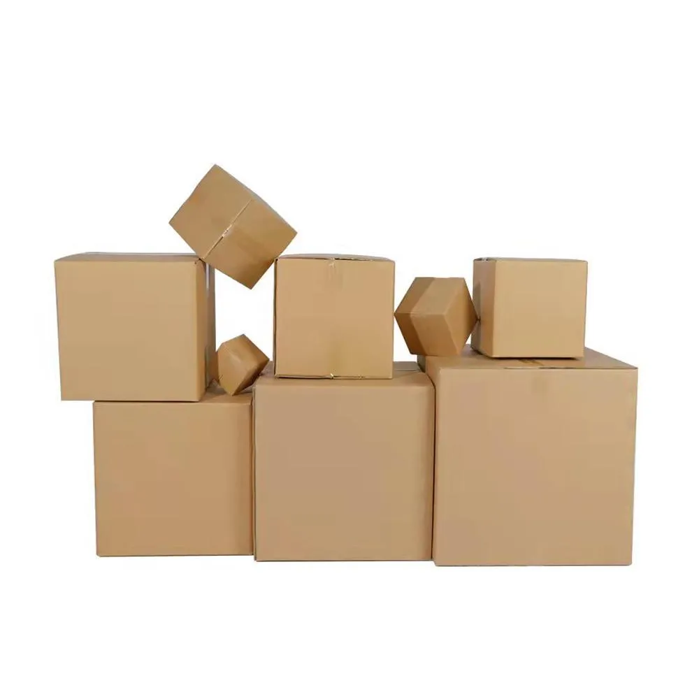 Pudełka na pakowanie Niestandardowe logo różne specyfikacje solidnego falistego pudełka upuszczanie prezentów dostawa 2021 Office School Business Indus BDesybag Dhtx9