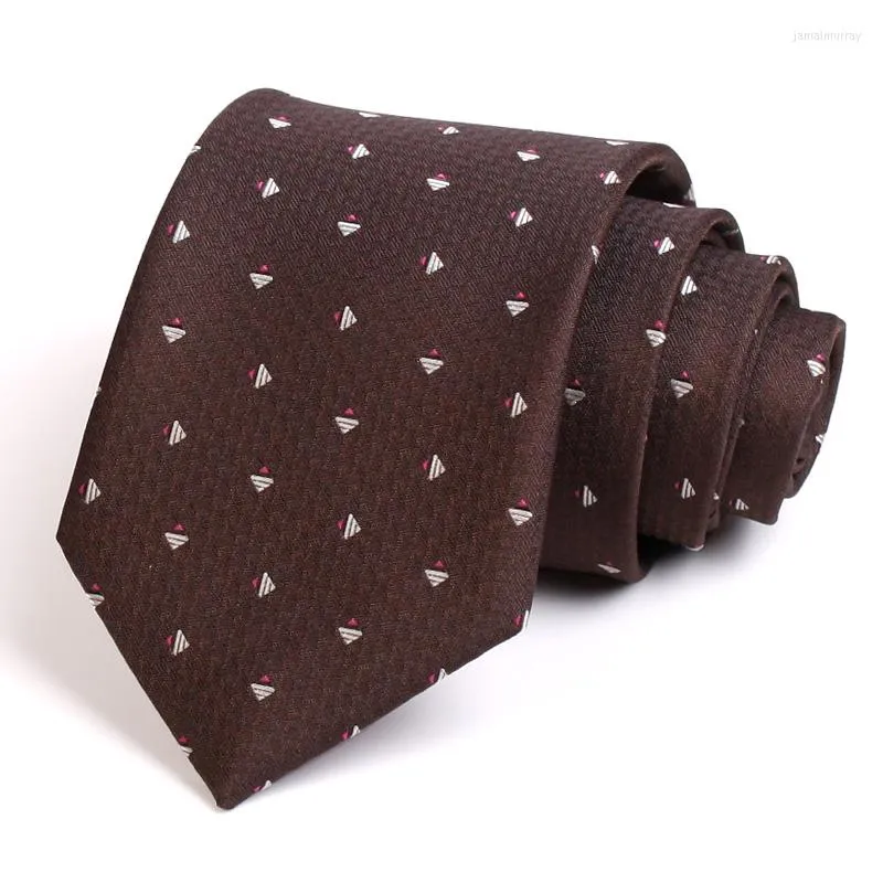 蝶ネクタイデザインメンズ幅8cmのネクタイ高品質のクラシックビジネスマンのためのファッションフォーマルネックスーツワークネック