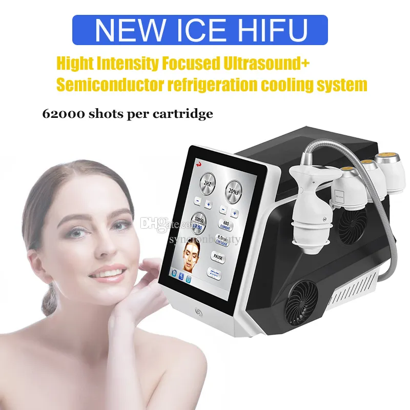 Cooling ultramage HIFU skin machine wrinkle removal 15 inch color touch screen used spa equipment