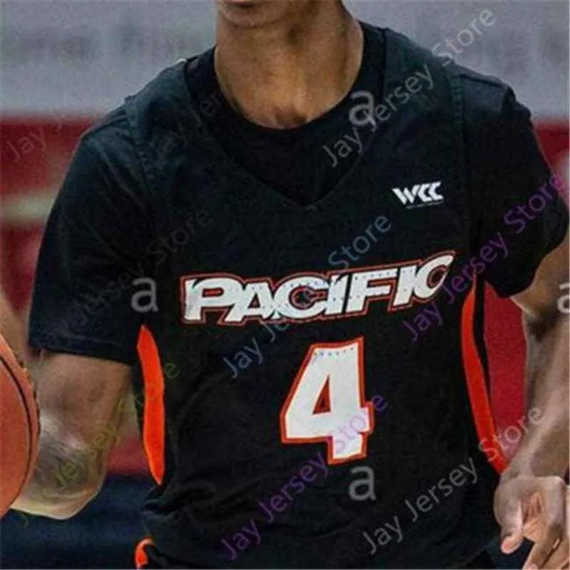 Custom 2020 Pacific Tigers Basketball Jersey NCAA College Michael Olowokandi Jahlil Tripp Justin Moore Gary Chivichyan Amari McCray Jenkins