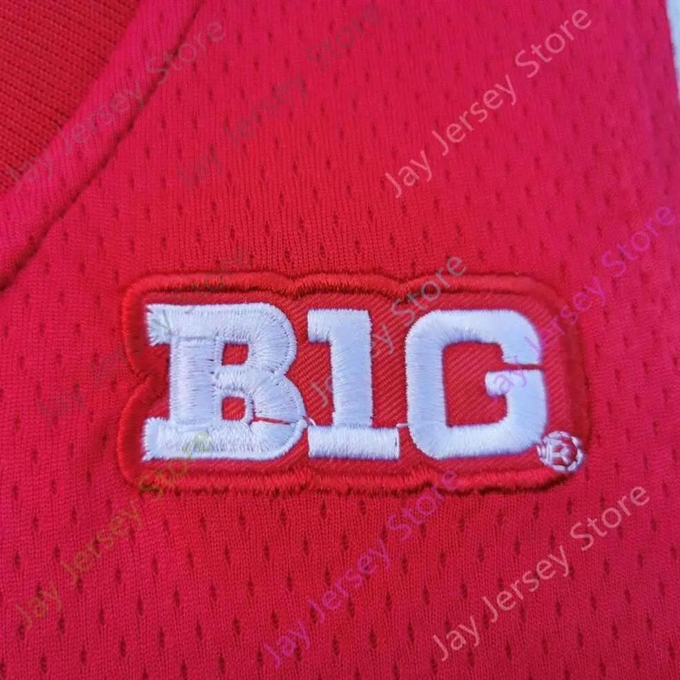 2020 New NCAA Ohio State Buckeyes Jerseys 22 Redo College Basketball Jersey Red Size Youth Adult Embroidery