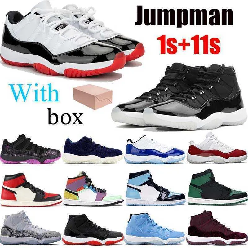 Dunks Lows New Jumpman 11 11s Low White Bred Concord Basketball Shoes 1 ...