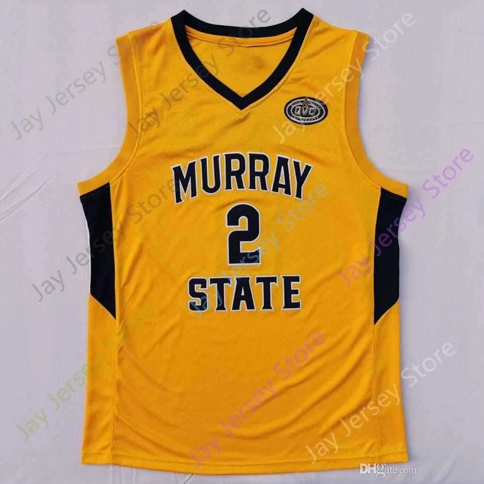 2020 Murray State Basketball Jersey NCAA College Morant Tevin Brown KJ Williams Anthony Smith Chico Carter Jr. Jaiveon Eaves DaQuan Smith