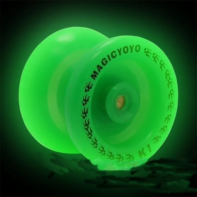Yoyo Magic yoyo K1 luminous professional yo yo custom plastic multi color children classic toys 220924