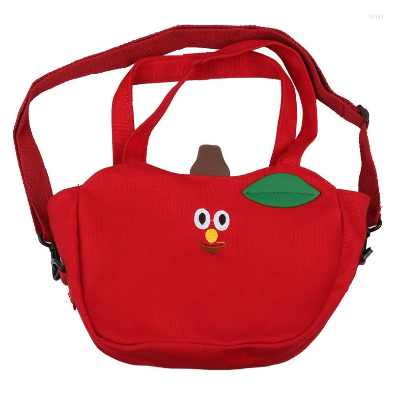 Borse da sera Moda coreana Borsa di frutta a banana carina per ragazze Borsa di tela Borsa a tracolla piccola da cartone animato Designer Hobo