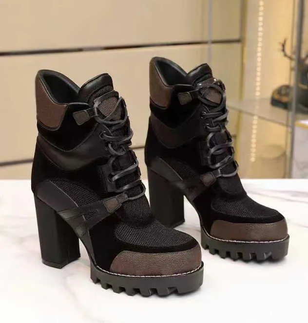 Women Designer Boots Ankle Boot Womens Shoes Woman Martin Martin Booties Stretch High Heel Sneaker Winter Chelsea Motorcycle Riding WIth Box 330