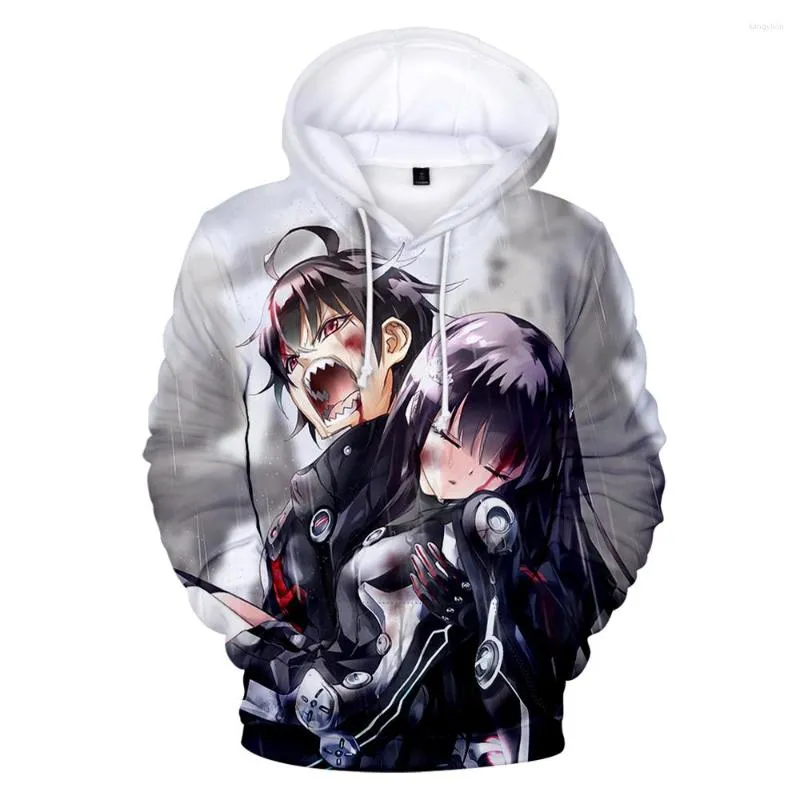 Moletom com capuz masculino Harajuku Twin Star Exorcists 3D Moletom com capuz para homens e mulheres Moletom Modelos de primavera e outono