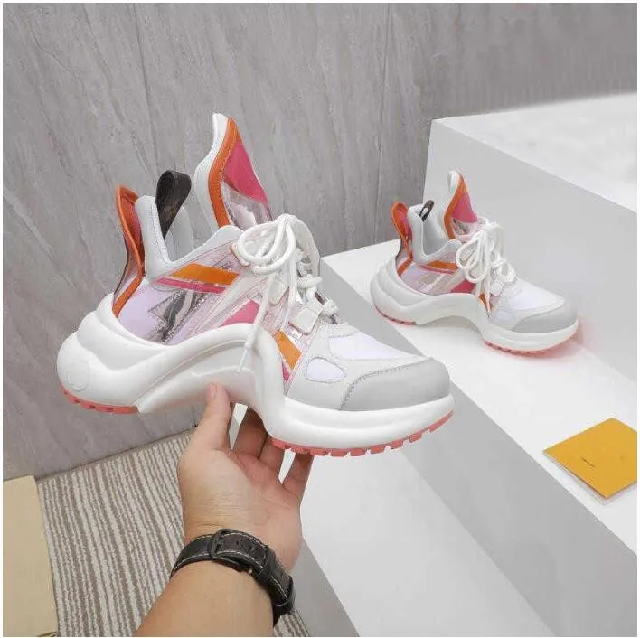 Chunky white leather trainers hotsell