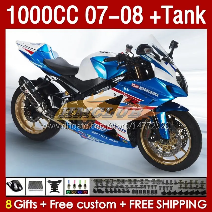 Kit Tankverkleidungen für Suzuki GSXR1000CC GSXR 1000 CC 1000CC 07–08 Karosserie 158Nr