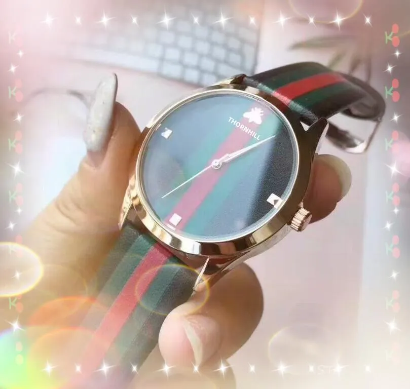 최고 모델 패션 레이디 인기 쿼츠 시계 3D 벌 골격 여성 손목 시계 장미 금 가죽 벨트 시계 고급 여성 시계 선물 reloj de lujo