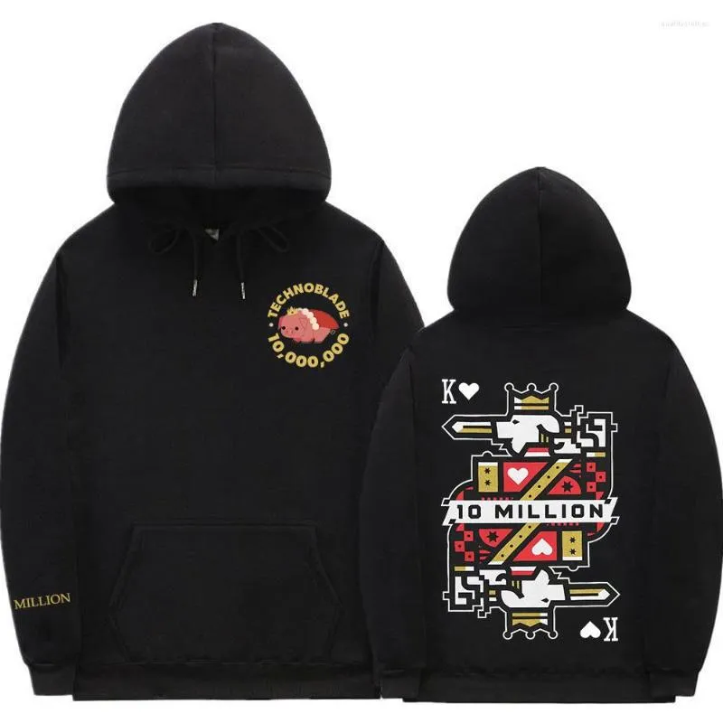 Felpa Con Cappuccio Technoblade – Unisex, Con Tasca A Canguro, Stampa, Cotone Morbido, Taglie XXS-4XL (consigliata 1 Taglia In Più)