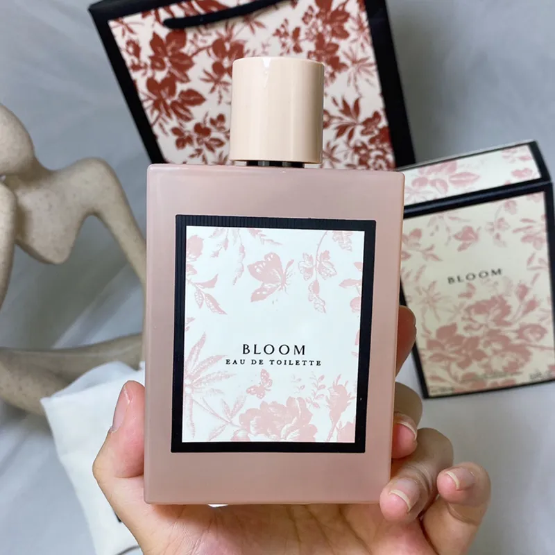 profumo per donna profumo spray 100ml BLOOM Eau De Toilette flacone smerigliato di alta qualità per qualsiasi pelle e spedizione senza grassi