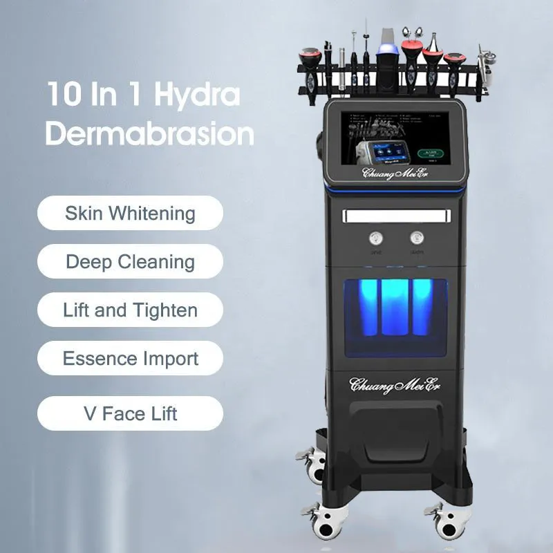 2023 Microdermabrasion Cool Hammer RF Skin Care Machine Hydro Oxygen Jet hydra dermabrasion Beauty Equipment