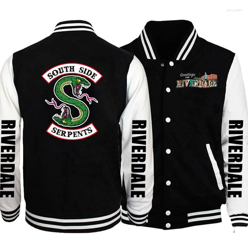 Men's Jackets Riverdale Men/Boy Baseball Jacket Men Fashion Design Slim Fit College Varsity Brand Stylish Veste Homme