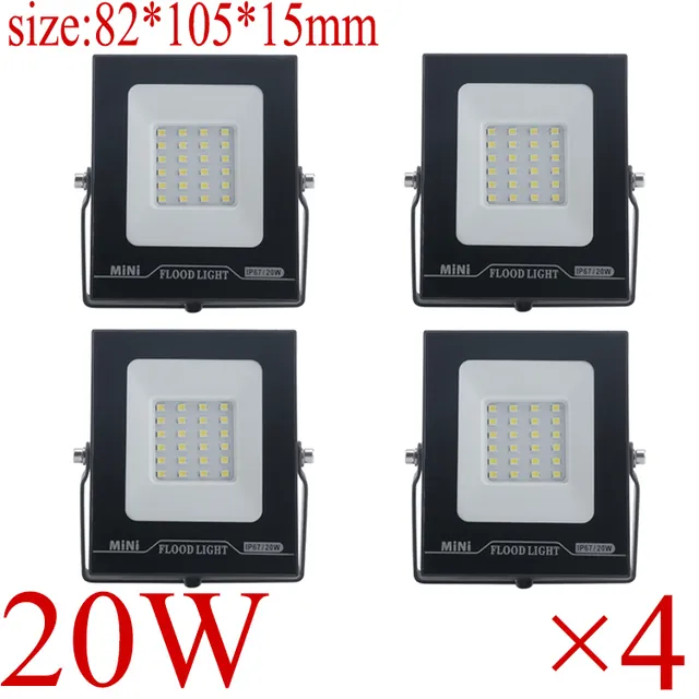 LED FloodLight Waterproof 220V 10W 20W 30W 50W 100W 150W 200w 300w Outdoor Garden Projector Lighting l Flood Lights