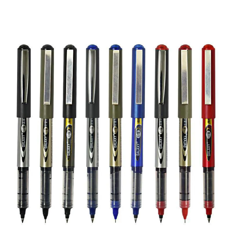 Snowhite Office Levers Rollerball Pens 0,5 mm Zwarte vloeistof inkt Bullet Journaling Fine Point Roller Ball Pennen voor het schrijven van notities schetsende pakket van 12