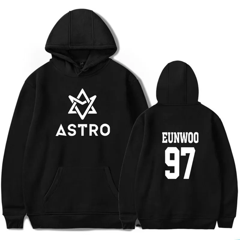 Women's Hoodies Sweatshirts Kpop ASTRO STAR Group Printed Hoodies Moletom Harajuku Sweatshirt Casual Pullover Hoodie Streetwear Jacket MenWomen Clothing 220928