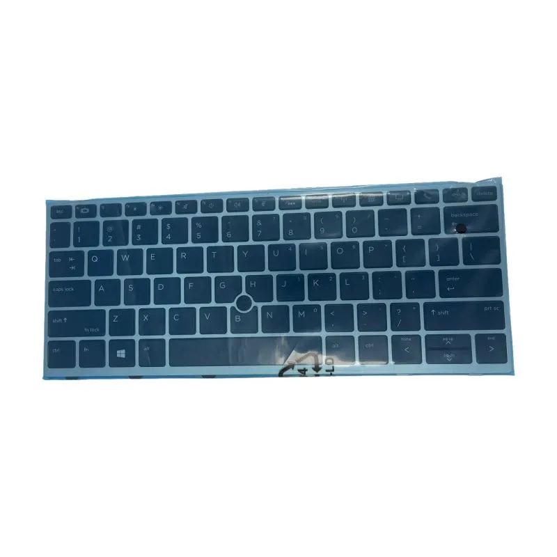 Nuova tastiera per HP Elitebook L07666-001 cornice argento retroilluminata US