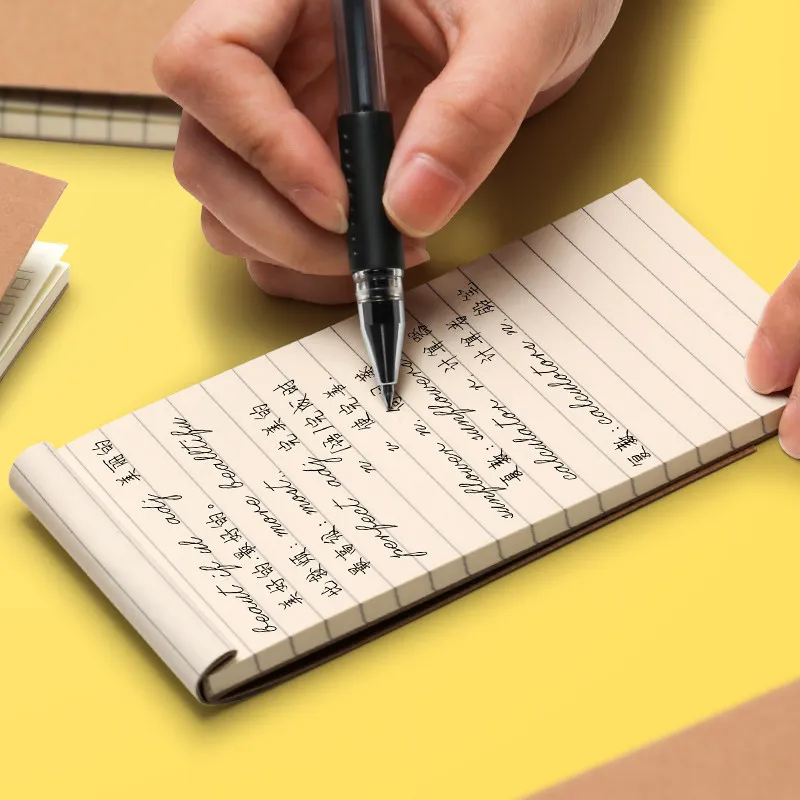 Примечания Travel Notebook Creative Kraft Paper School Поставляет портативный ежедневный план в этом расписании для выполнения списка задач 220927