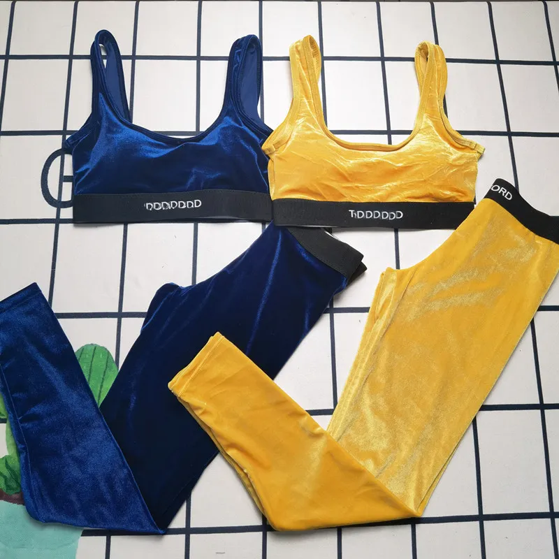 23SS Sommer Damen Trainingsanzüge 2-teiliges Set Sexy Tank Top Jogginghose Gürtel Tether Outfits Jogginganzug