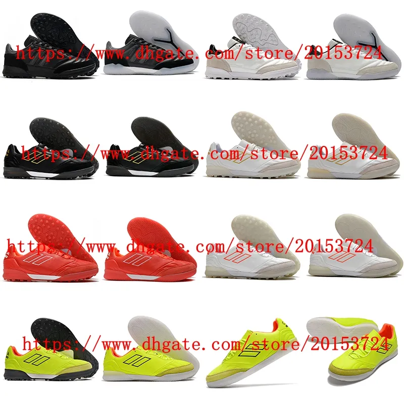 Mens Soccer shoes COPA TEAM 20 TF TR Cleats Indoor Turf Football Boots Leather Training Scarpe Da Calcio