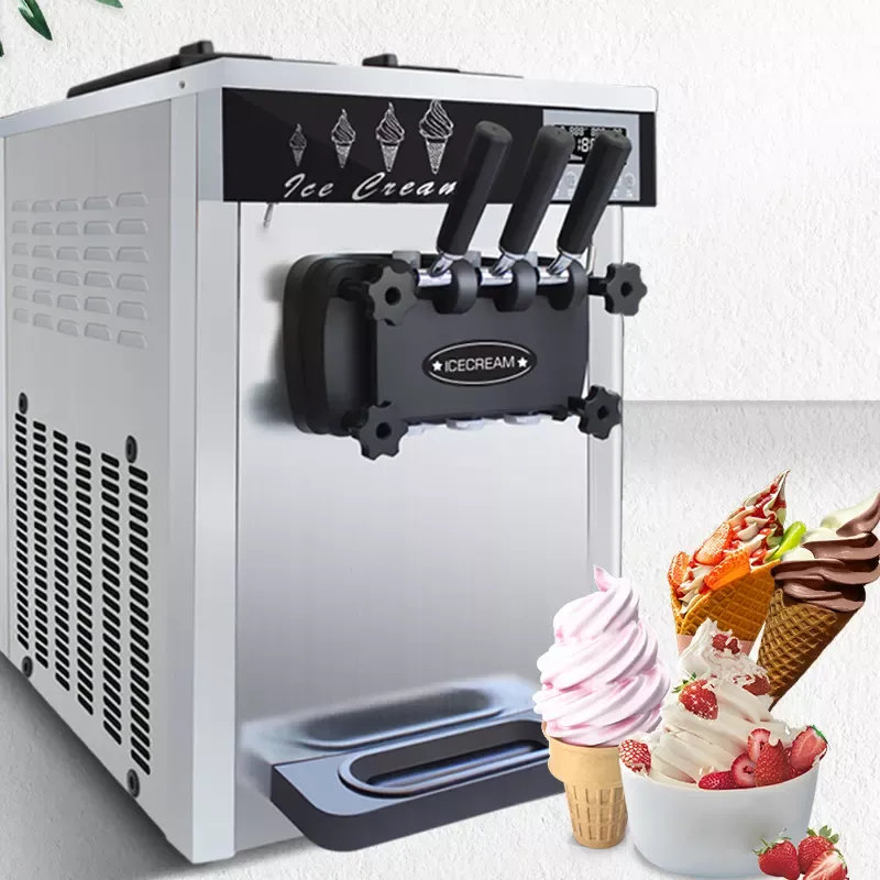 Air pump soft ice cream machine maker 20L/H for Food Shop 110V 220V
