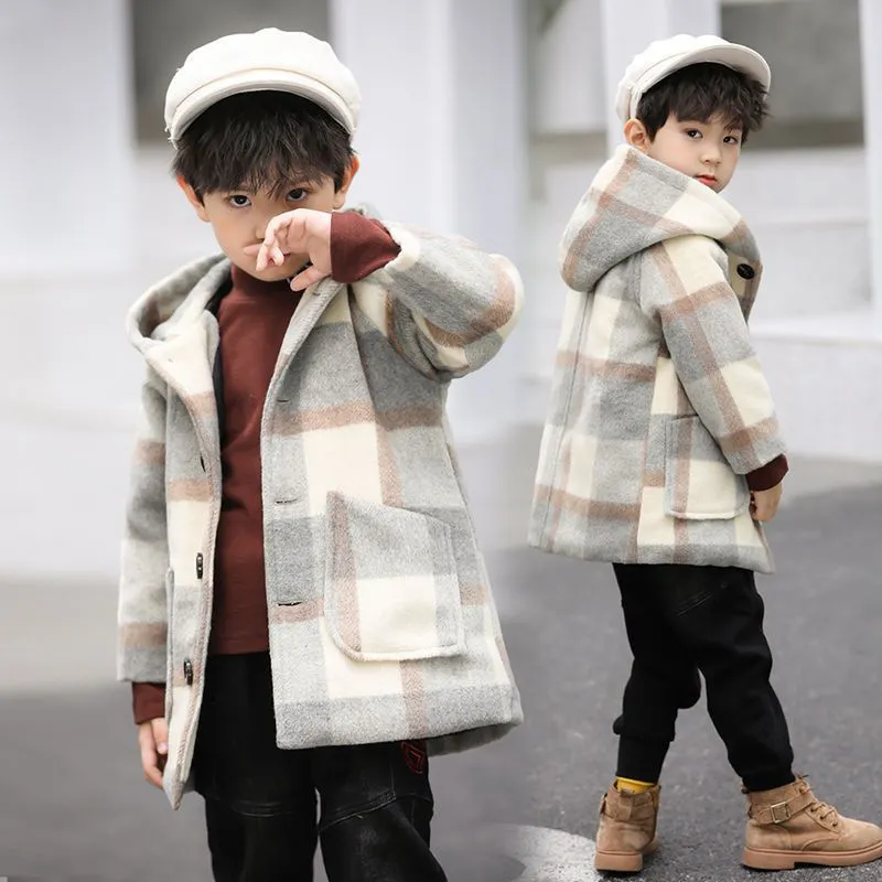 NEXT Kids' Check Fleece Jacket | Nordstrom